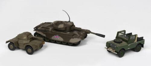MILITARY: Three 1970/80s 1:43 scale die-cast military vehicles including Corgi & Dinky