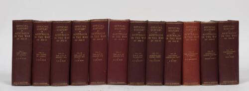 WAR HISTORY: Twelve volumes of The Official History of Australia in the War of 1914-18 edited by C.E.W. Bean