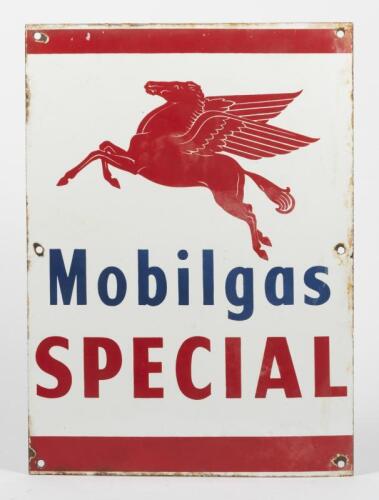 MOBILGAS: Mobilgas SPECIAL enamel sign with Pegasus