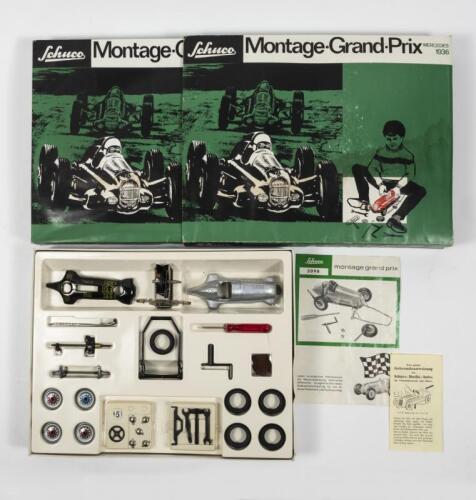 SCHUCO MERCEDES: A Schuco Montage Grand Prix Mercedes 1936 (2098) model kit