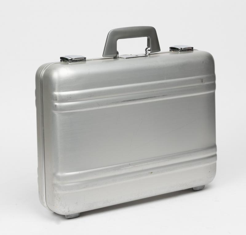 BRIEFCASES: A vintage aluminium Zero Halliburton Elite attaché ...