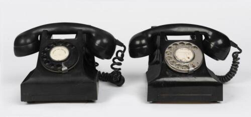 TELEPHONES: Two Ericcson Bakelite rotary telephones, circa 1950's