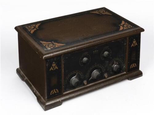RADIOS: A portable DeForest Radio Telephone & Telegraph Co. wireless radio, 1927