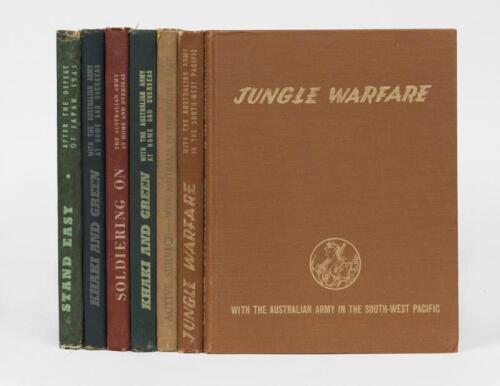BOOKS: A collection of Australian Military Forces books, mid 20th century