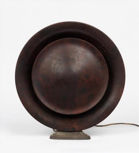 SPEAKER: A Philips Bakelite "Pancake" cone speaker designed by Louis Kalff, Holland circa 1930