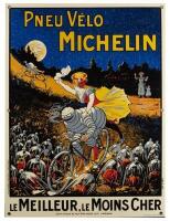 LOUIS THEOPHILE: A large decorative enamel sign after the original from 1911 (81cm high)