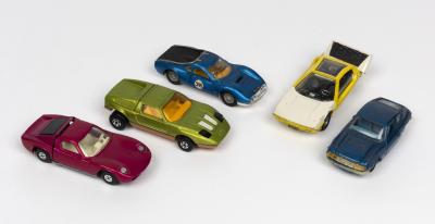 VARIOUS: A collection of various period 1:43 scale die cast model toys of car from the 1960/70s