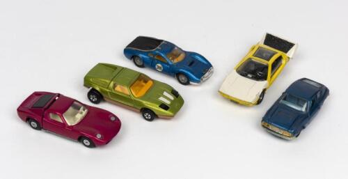 VARIOUS: A collection of various period 1:43 scale die cast model toys of car from the 1960/70s