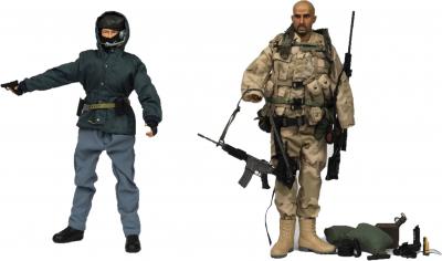 ACTION FIGURE: Two 1990s action figure by Dragon Models