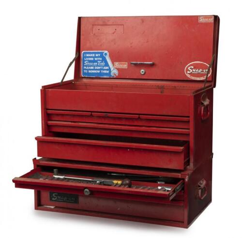 SNAP-ON: Two associated Snap-On tool boxes