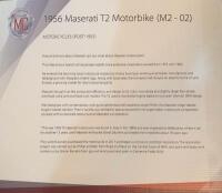 1956 MASERATI T2 125 LUSSO - Extremely Rare Maserati Two-Stroke Motorcycle - 3