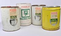 BP: Four 20 litre BP drums for racing fuel