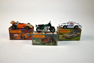 MATCHBOX 75: Three 1970/80s 1:43 scale Matchbox 75 boxed model cars