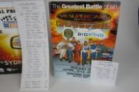 SYDNEY: Three Sydney race programmes including; &lsquo;2013 Sydney 500&rsquo; (with 50+ driver signatures) - 4