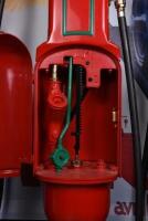 PETROL PUMP: An impressive and large Gilbert & Barker T8 "THEMIS " manual petrol pump in Texaco livery, circa 1930's (309cm tall) - 3