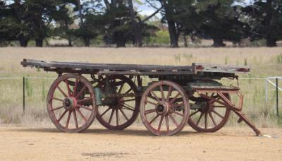 HORSE DRAWN TABLETOP HAULAGE WAGON CIRCA 1900