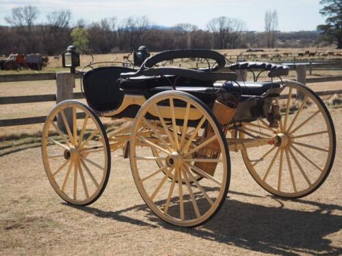 SOUTH AUSTRALIA CANOE WAGONETTE BY WILLIAMS OF WALSALL, CIRCA 1860 - SALEROOM NOTICE