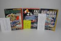 BATHURST: Three sequential Bathurst 100 signed programmes (with 47+ driver signatures) - 3