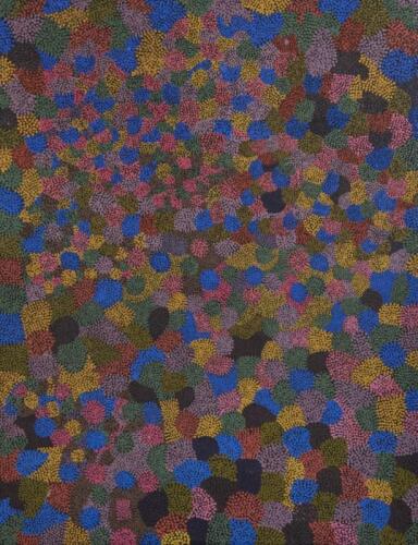 GLADDY KEMARRE, Wildflowers 1995, synthetic polymer on canvas, 123 x 94cm