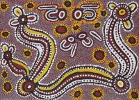 ARTIST UNKNOWN, Untitled 2009, synthetic polymer paint on linen, 51 x 70cm
