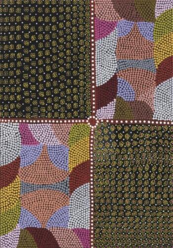 GRACE ROBINYA, Untitled, synthetic polymer on canvas, Angentyere Artists, 55 x 40cm