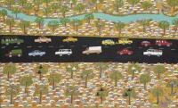 MARIE SHILLING (BORN 1947), Holidays, Tourists tjuta, synthetic polymer on linen, 45.5 x 75.5cm