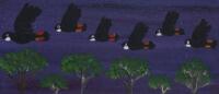 KUKULA MCDONALD (BORN 1985), Untitled, synthetic polymer on Belgian linen, 20 x 46cm