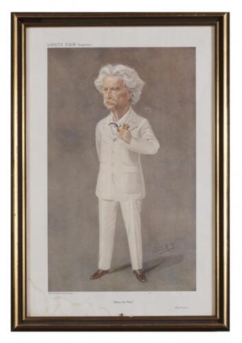 VANITY FAIR: A collection of three framed excerpts from Vanity Fair magazine from 1879 - 1901