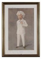 VANITY FAIR: A collection of three framed excerpts from Vanity Fair magazine from 1879 - 1901