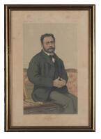 VANITY FAIR: A collection of three framed excerpts from Vanity Fair magazine from 1879 - 1901 - 3