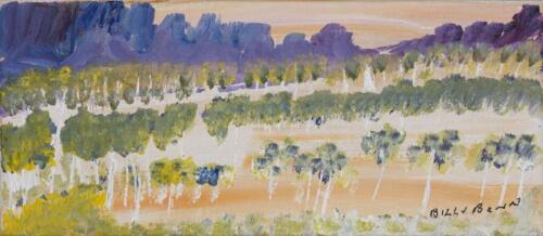 BILLY BENN PERRURLE, Untitled, synthetic polymer paint on linen, 42 x 62cm