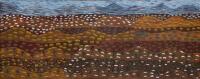 WITJITI GEORGE , Untitled 2011, synthetic polymer on linen, 61 x 153cm