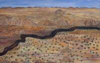 JUDITH THOMPSON NELSON, Untitled 2005, synthetic polymer paint on linen, 80 x 127cm