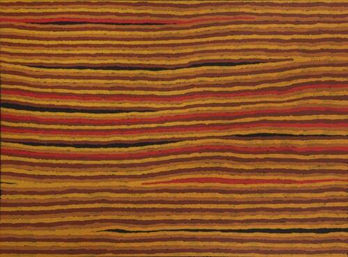 TURKEY TOLSEN TJUPRRULA (1938-2001), Straithening [sic] of the Spears, synthetic polymer paint on linen, 89 x 121cm