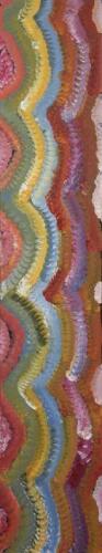RITA MERUNTJU, Untitled, synthetic polymer on linen, 31 x 168cm
