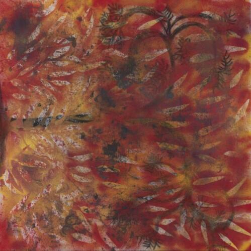 DELMA FORBES, Untitled 2014, synthetic polymer on linen, 91 x 91cm