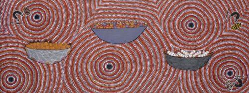 MARIE SHILLING (BORN 1947), Bush Tucker (Untitled), synthetic polymer on linen, 46 x 122cm