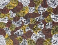 YURPIYA LIONEL (WORKING CIRCA 2011), Wiraaku Walka / Gathering Dish Design, synthetic polymer on canvas, 53 x 68.5cm