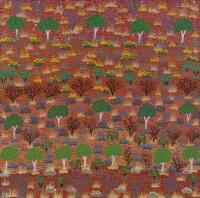ARTISTS OF AMPILATWATJA , Triptych (Untitled) 2008, synthetic polymer on canvas , 40 x 40cm each (120cm wide overall)