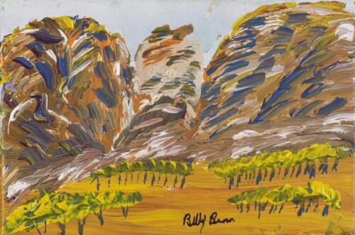 BILLY BENN PERRURLE, Untitled, synthetic polymer paint on linen, 30 x 20cm