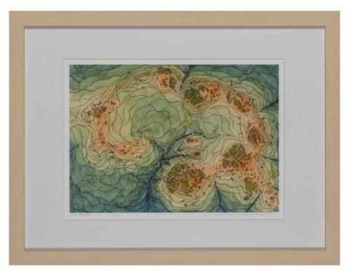 SIMONE AYERS, Mount Wombat, Strathbogie Ranges, Offset Print, editioned lower left: Artist Proof 25 and titled and signed lower right: Mount Wombat, Strathbogie Ranges Simone Ayers, 32 x 44cm