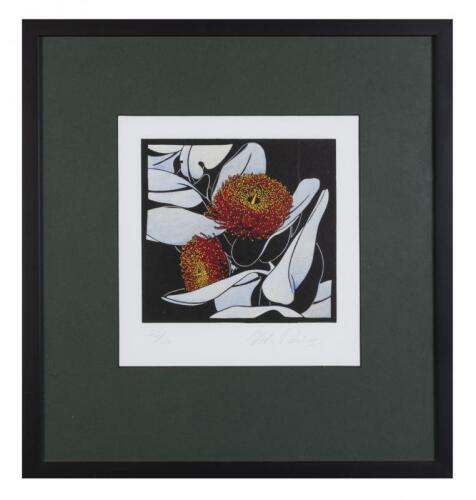 VIDA PEARSON, Macrocarda, linocut, 27 x 26cm, edition lower left: 22/50 and signed lower right: Vido Pearson