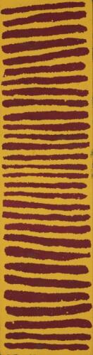 WINTJIYA NAPALJARRI (1932-2014), Untitled, Synthetic polymer paint on Belgian linen, 107 x 28cm