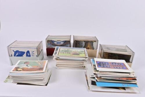 POSTCARDS: A large collection of postcards featuring fine art paintings