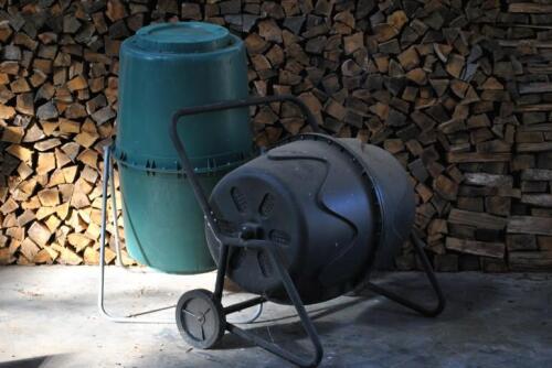 COMPOST: Two compost tumblers *(see note)