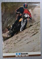 KAWASAKI: An original 1975 Kawasaki 900 Z1 poster - 2
