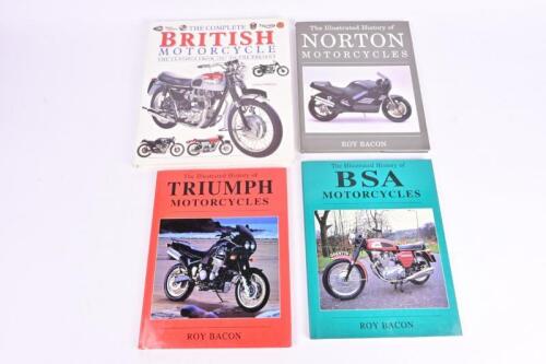 MOTORCYCLING: Four motorcycle reference books