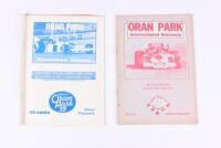 ORAN PARK: Two 1975 Oran Park Official Programmes. 'ORAN PARK International Raceway - National Meeting, 22nd June, 1975' Official Programme