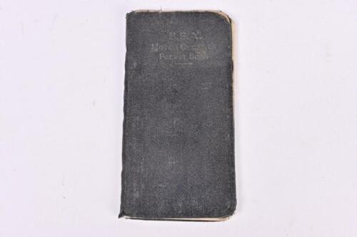 MOTORCYCLING: A rare 'BSA MOTOR CYCLIST'S POCKET BOOK' soft leather book