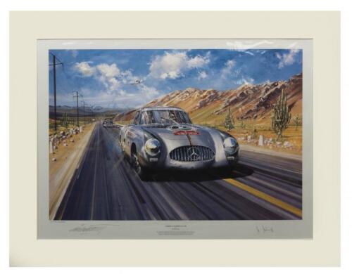 NICHOLAS WATTS: high quality limited edition print by Nicholas Watts titled 'CARRERA PANAMERICA 1952' Signed limited edition with CoA